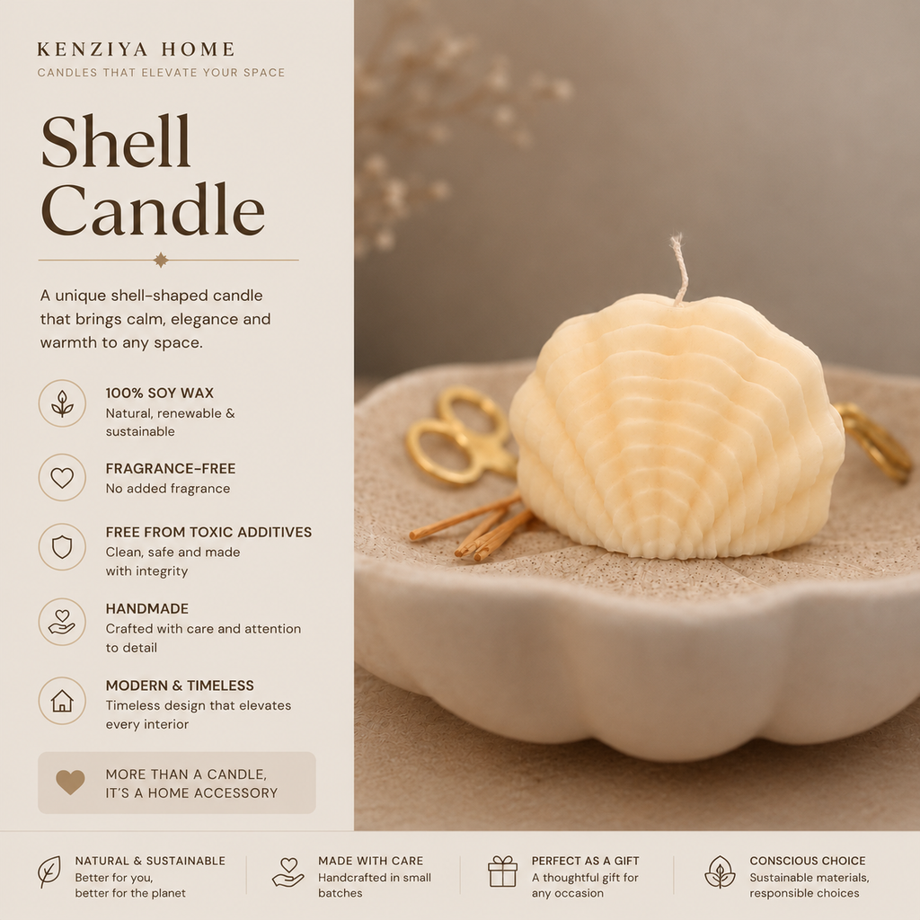 Shell Soy Wax Candle