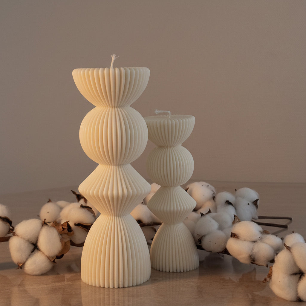 Ridge Pillar Candle