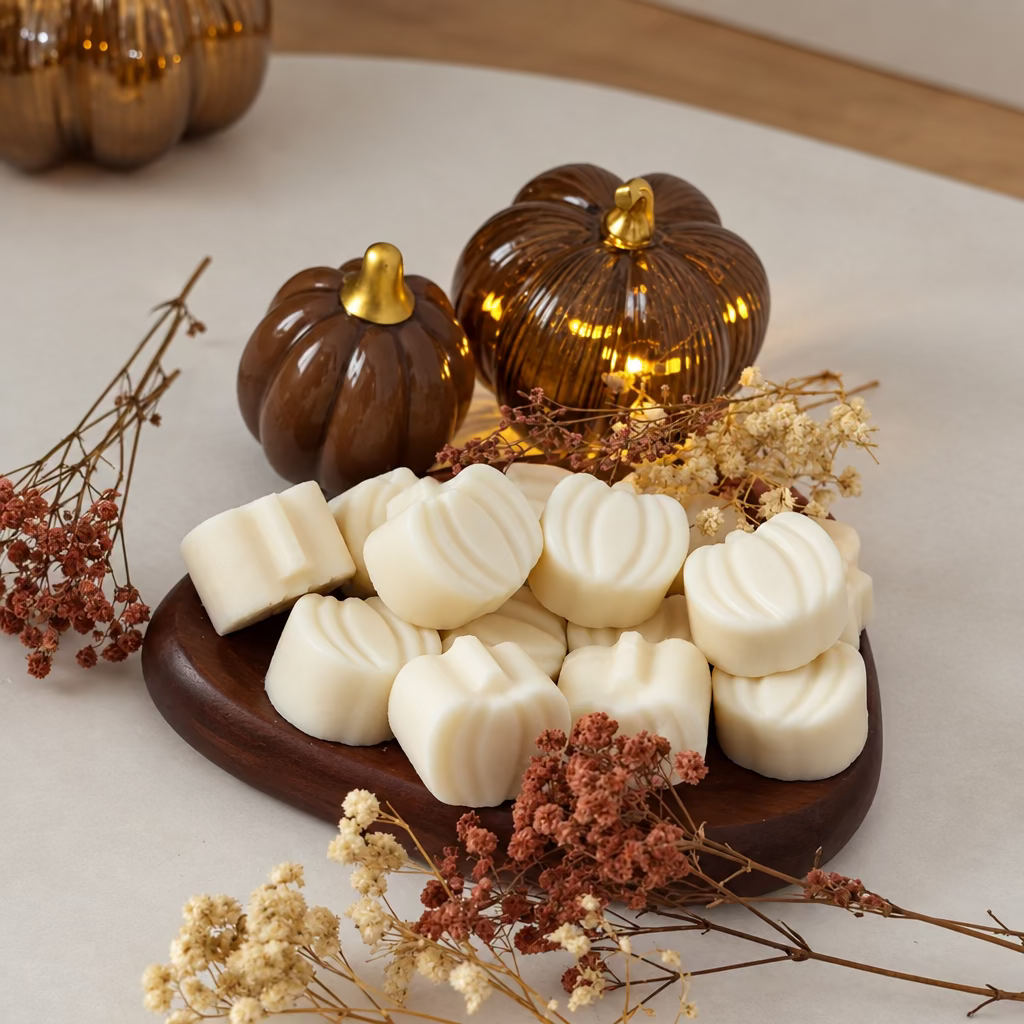 Kenziya Home seasonal pumpkin wax melts in 100% soy wax