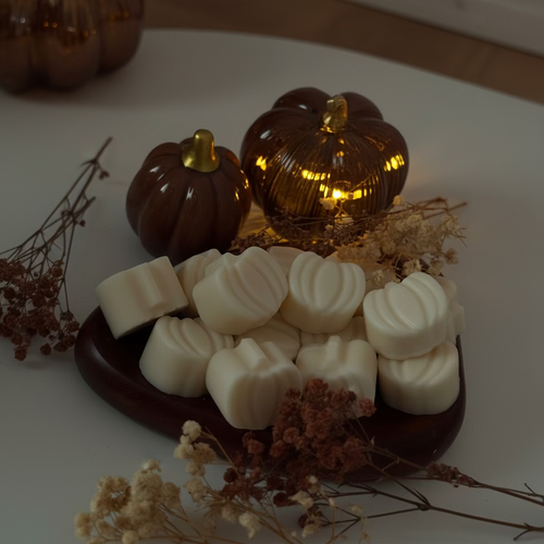 Pumpkin Wax Melt – premium autumn home fragrance by Kenziya Home