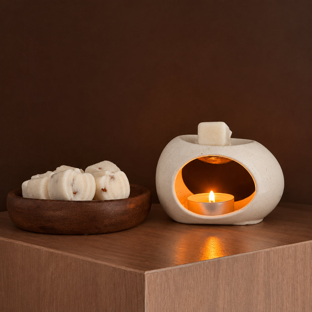 Kenziya Home Chai Latte Pumpkin Wax Melt in 100% soy wax