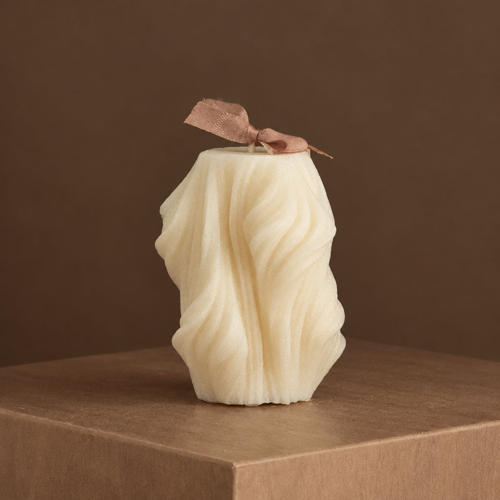 Wavy Soy Wax Candle