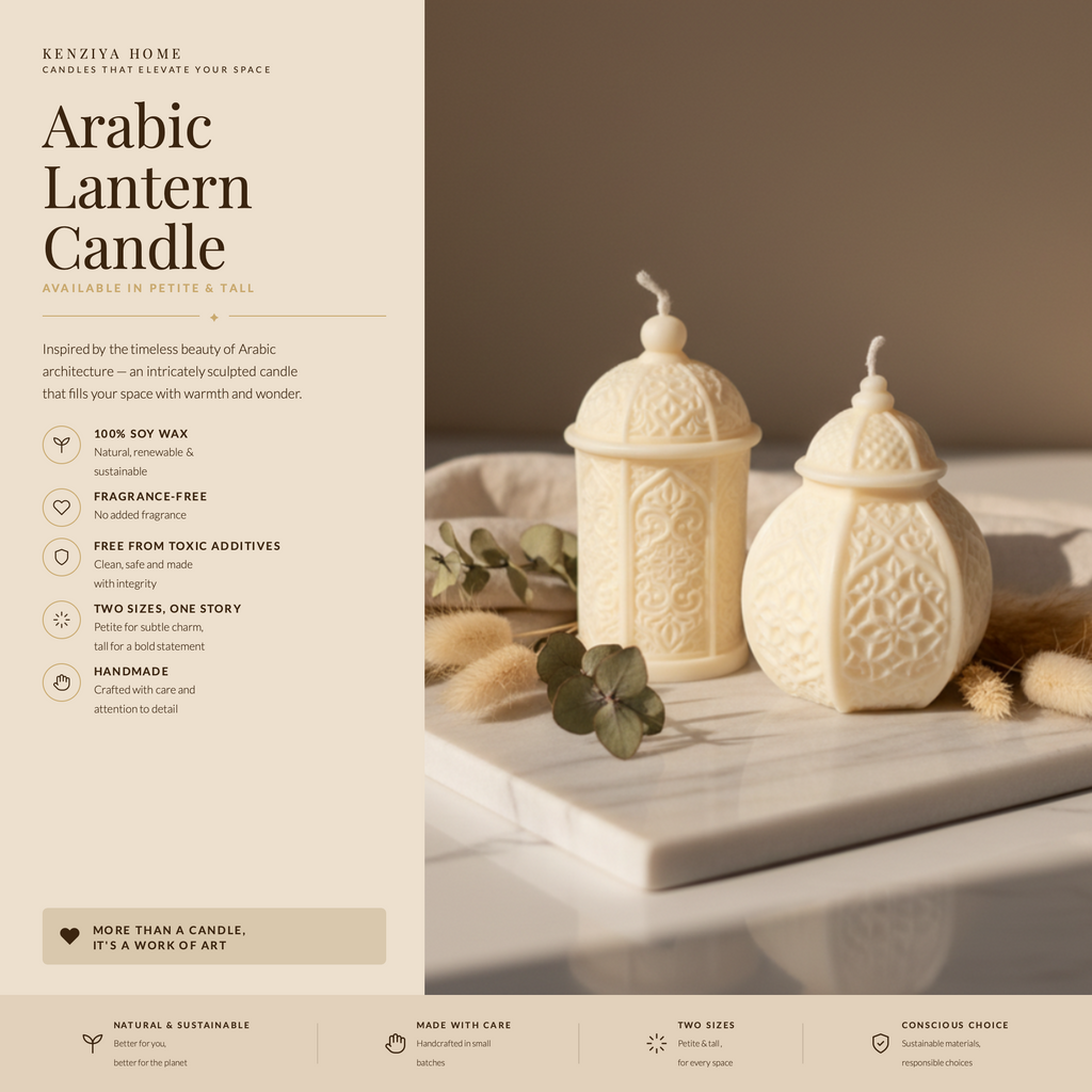 Arabic Lantern Soy Wax Candle