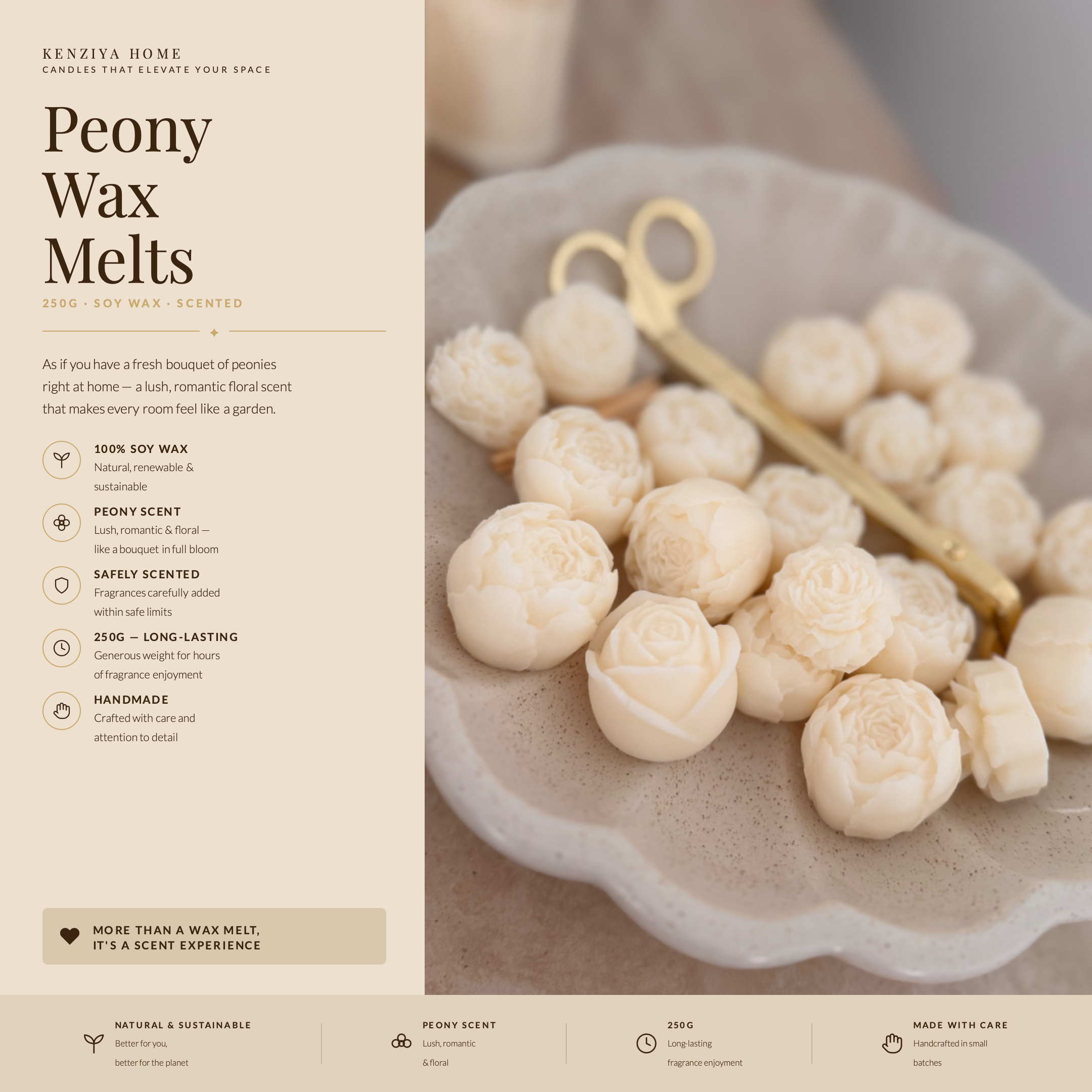 Peony Wax Melts